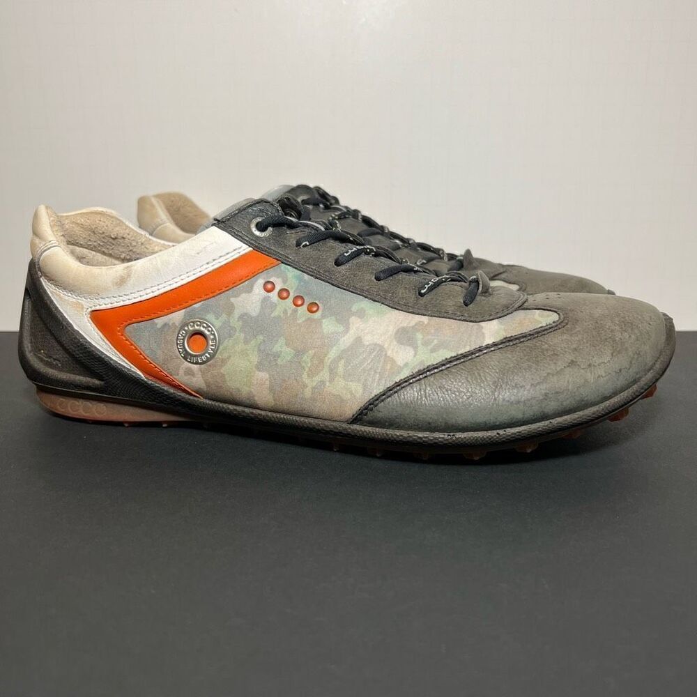 Mens ECCO Biom Zero Camouflage Spikeless Golf Shoes / Size 10-10.5 / EU 44